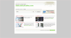 Desktop Screenshot of delcatvalles.com